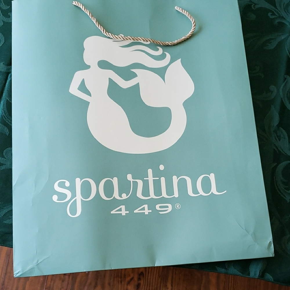Spartina 449 Teal Shopping Bag